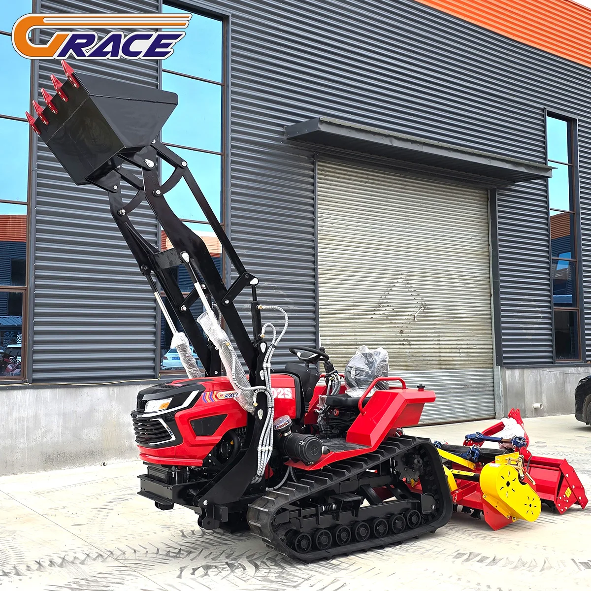 تخصيص 2025 العلامة التجارية الجديدة 120hp الديزل الزاحف جرار المعدات الزراعية الثقيلة ISO CE مصنع معتمد بالجملة