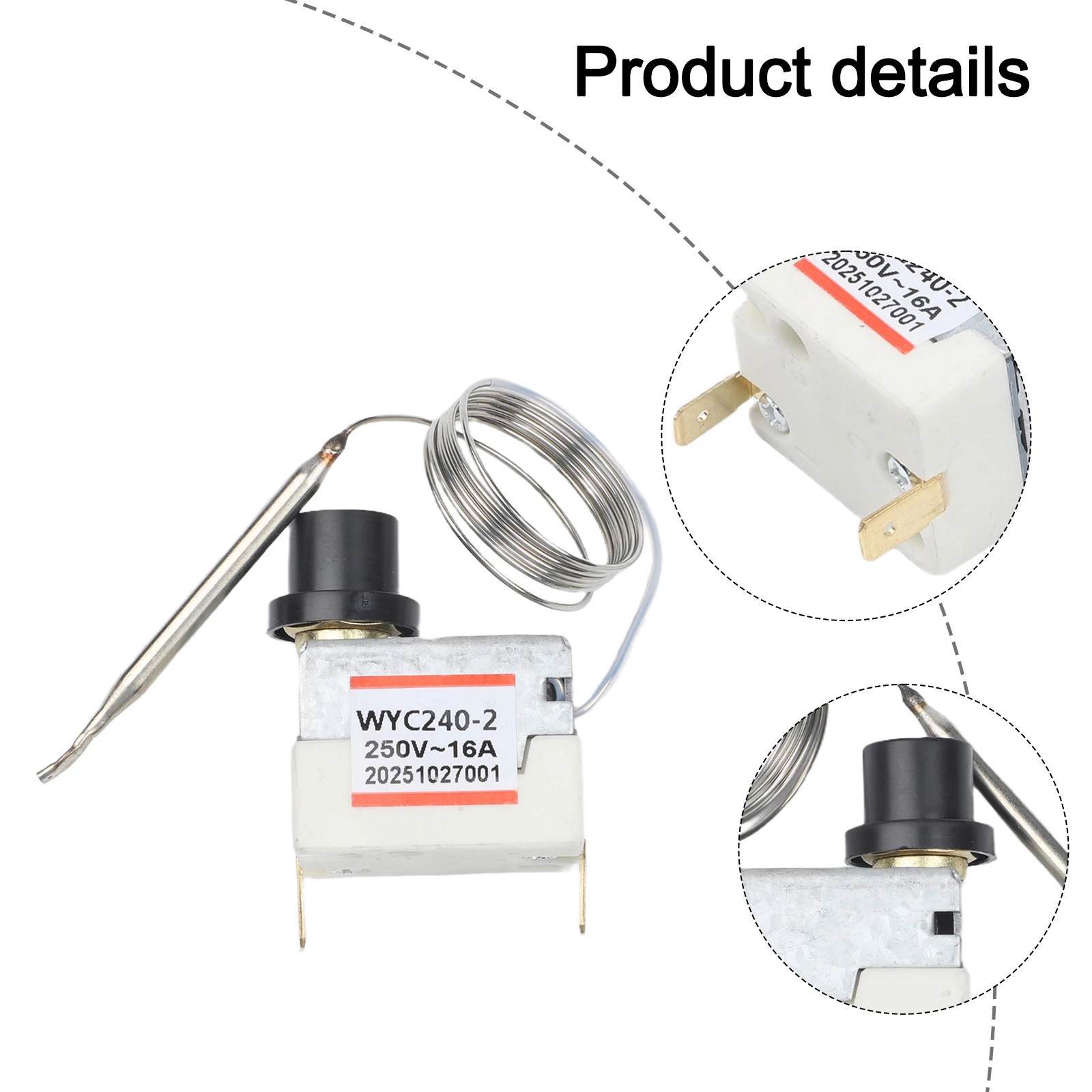 and Safe Electric Fryer Thermostat with Precise Temperature Control Capable of Supporting Various Frying Needs