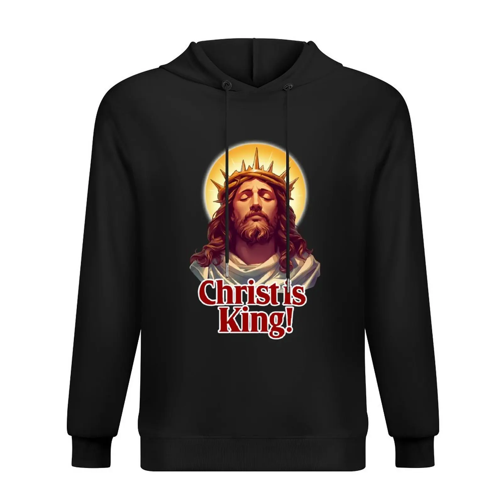 

Christ is King sticker - Religious Christian Hoodie anime clothes men clothing korean autumn clothes oversized hoodie