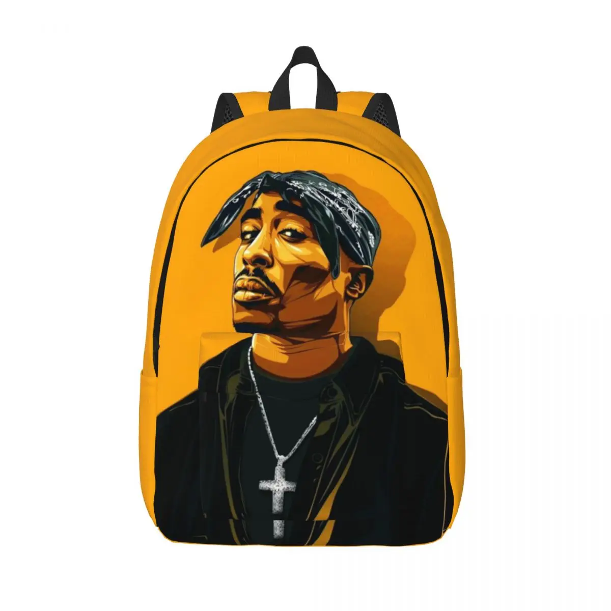 

Tupac 2pac Printed Lightweight Casual Schoolbag For School, Outdoor, Shopping, Office 15.7in 17.7in