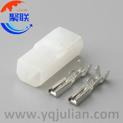 Auto 2pin plug 6242-5021 7123-1520 wiring unsealed electrical connector MG610070 MG 610070 with terminals