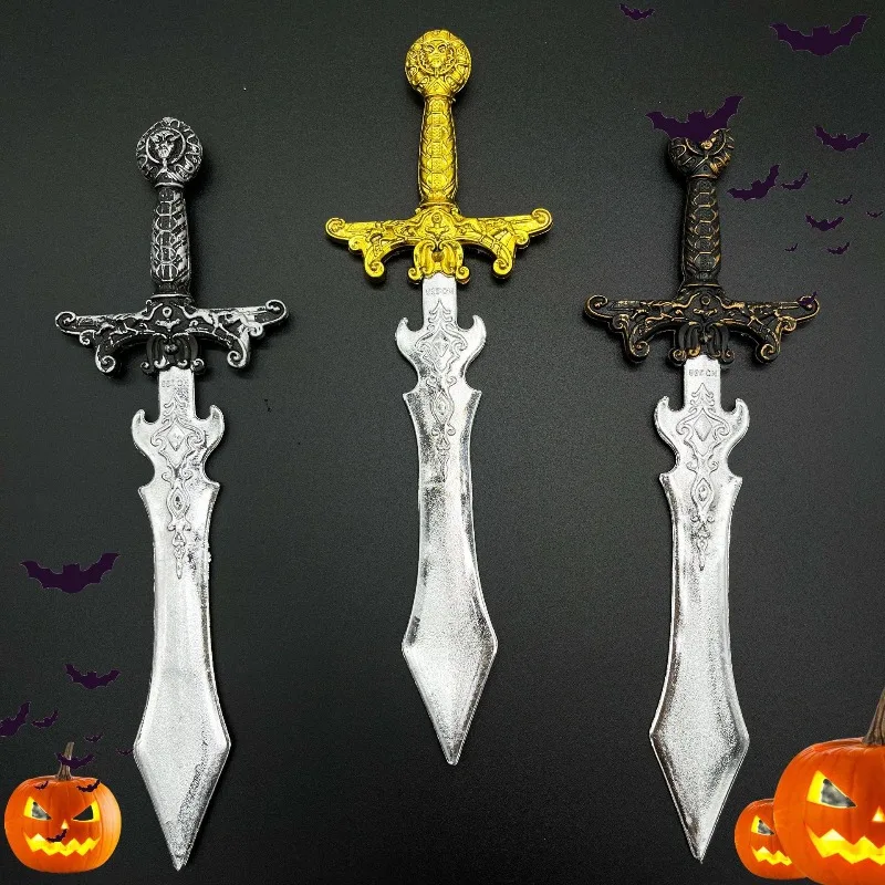 27 cm/10.63in Zonnegod Zwaard Messen Kunststoffen Wapens Model Rekwisieten Halloween Anime Randapparatuur Collectible Ornamenten Vriendje Geschenken