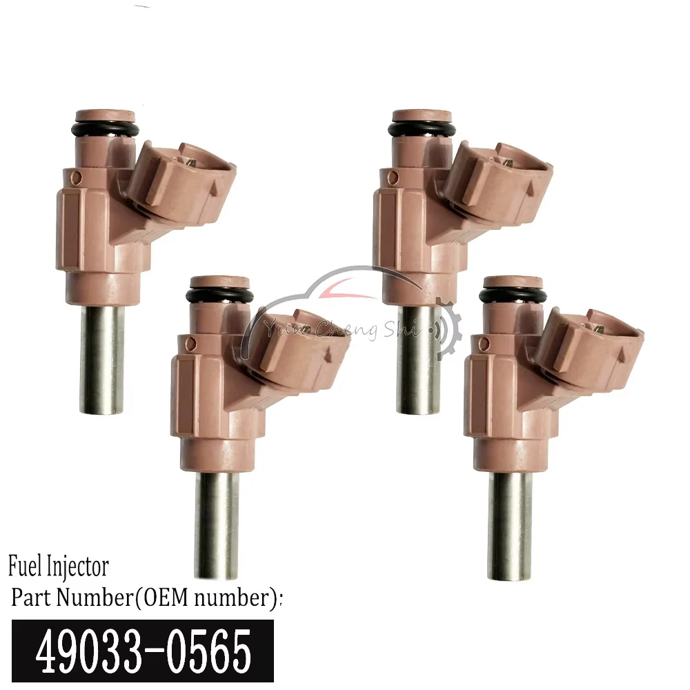 For Kawasak Ninja H2 KX250 KX450F 2016-2024 4PCS Fuel Injectors 49033-0565