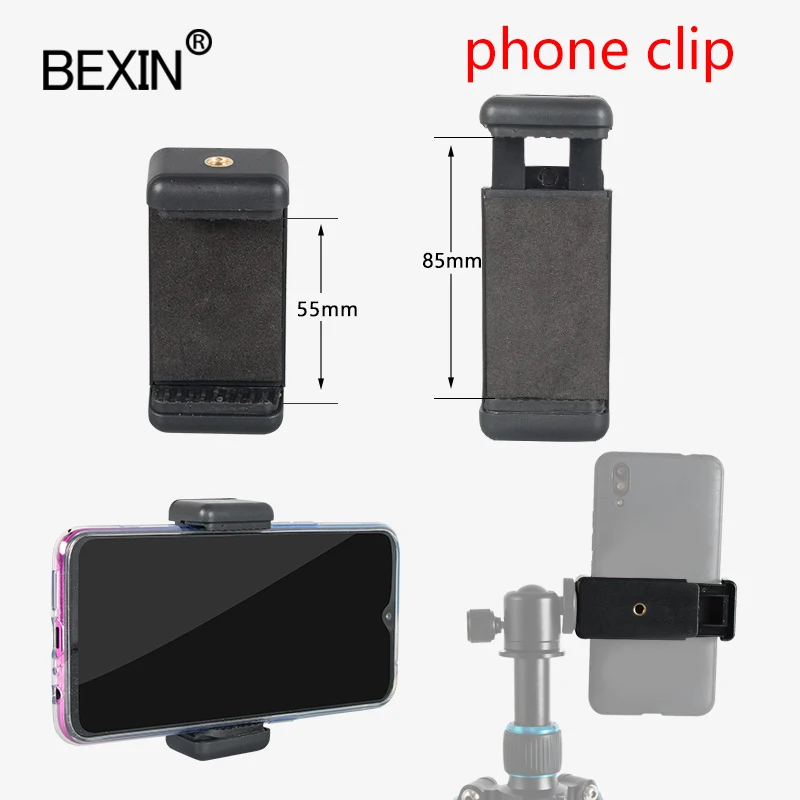 삼각대 마운트 홀더, 휴대폰 스탠드 브래킷, 휴대폰 클립 마운트 브래킷, 삼각대 셀카봉용 어댑터, 360 도 회전