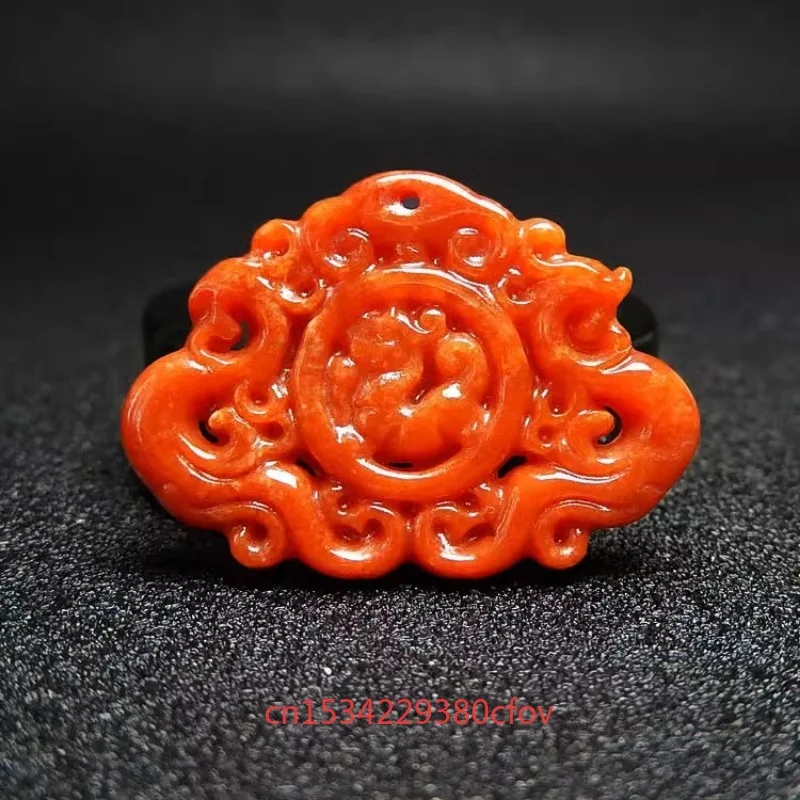 قلادة بدلاية التنين التوأم الرجعية للرجال والنساء ، اليشم الطبيعي ، الأحجار الكريمة التميمة ، المجوهرات المنحوتة ، الأزياء التعويذة ، الهدايا الفاخرة