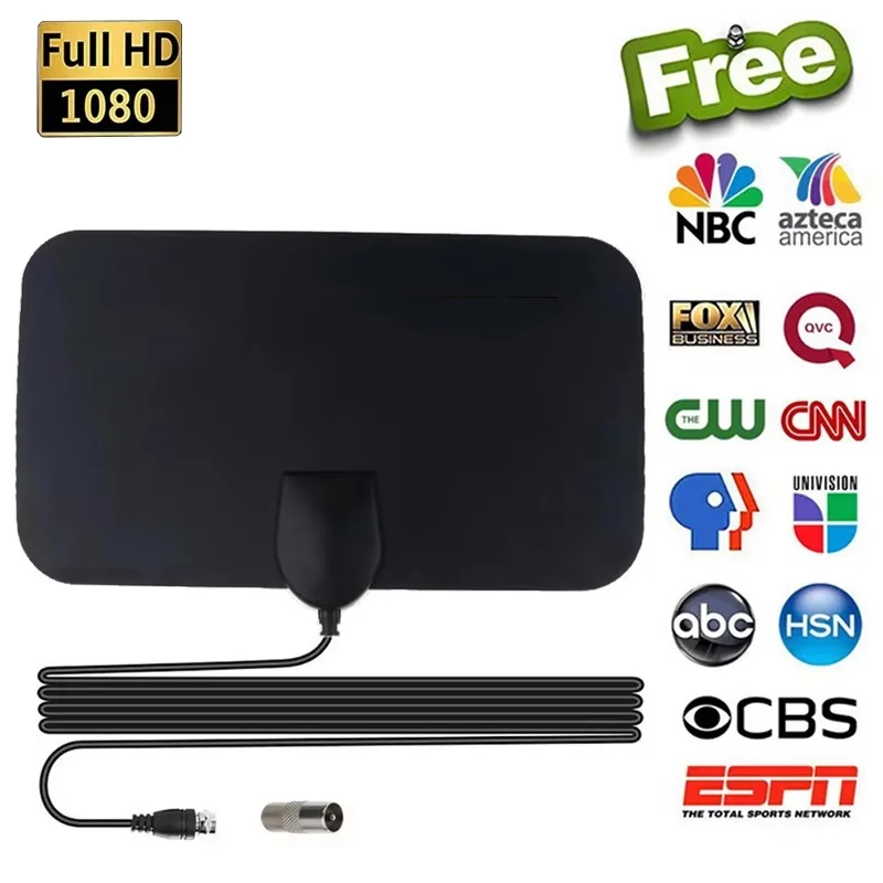 

Protable Indoor Digita 4K TV Antenna For Digital TV 1080P HD Booster For RV Outdoor Car Antenna Indoor Smart TV Signal Receiver