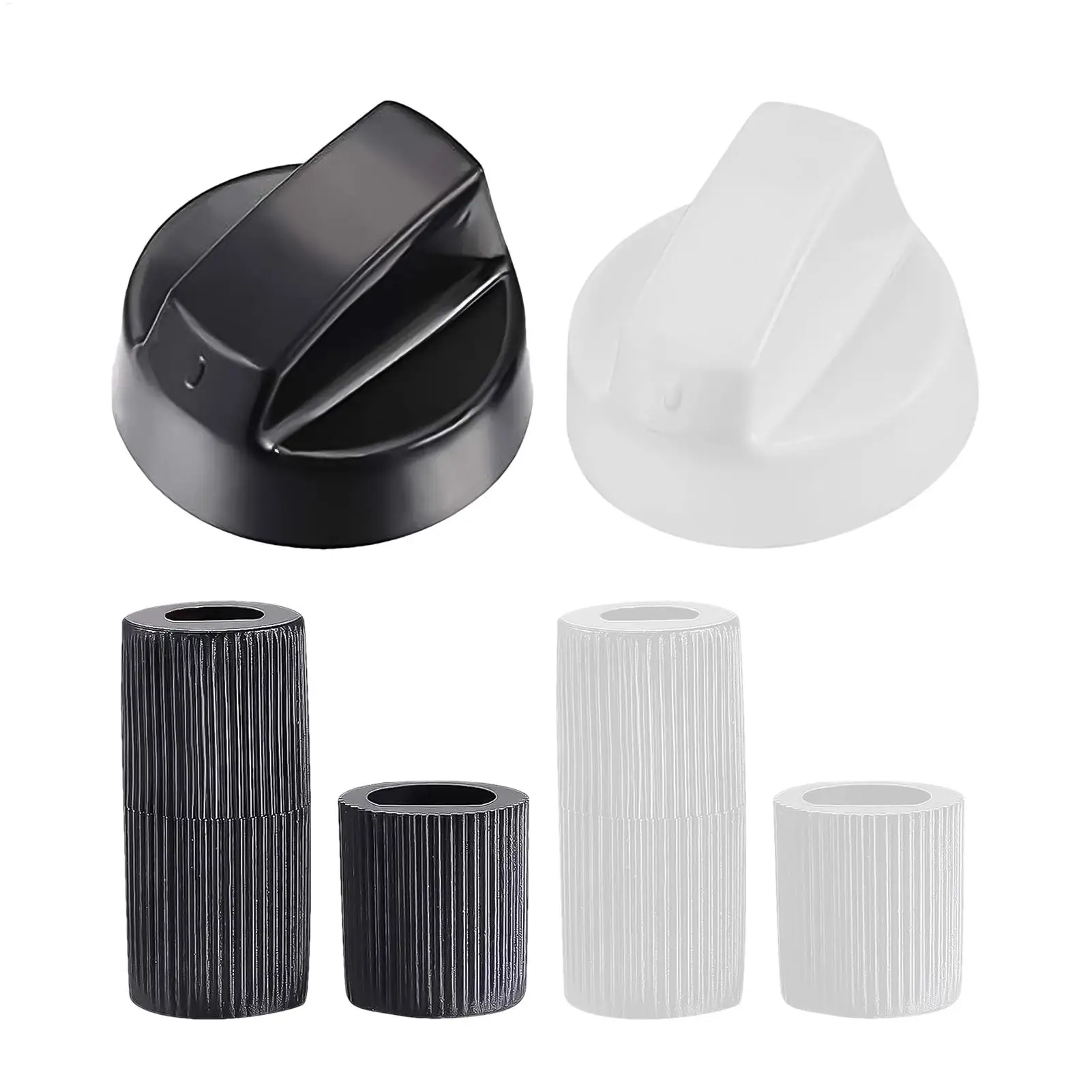 4Pcs Replacement Switc h Knob Plastic Knob Gas universal Control Knob Comfortable grip Oven Cooker Hob For Benchtop Burner