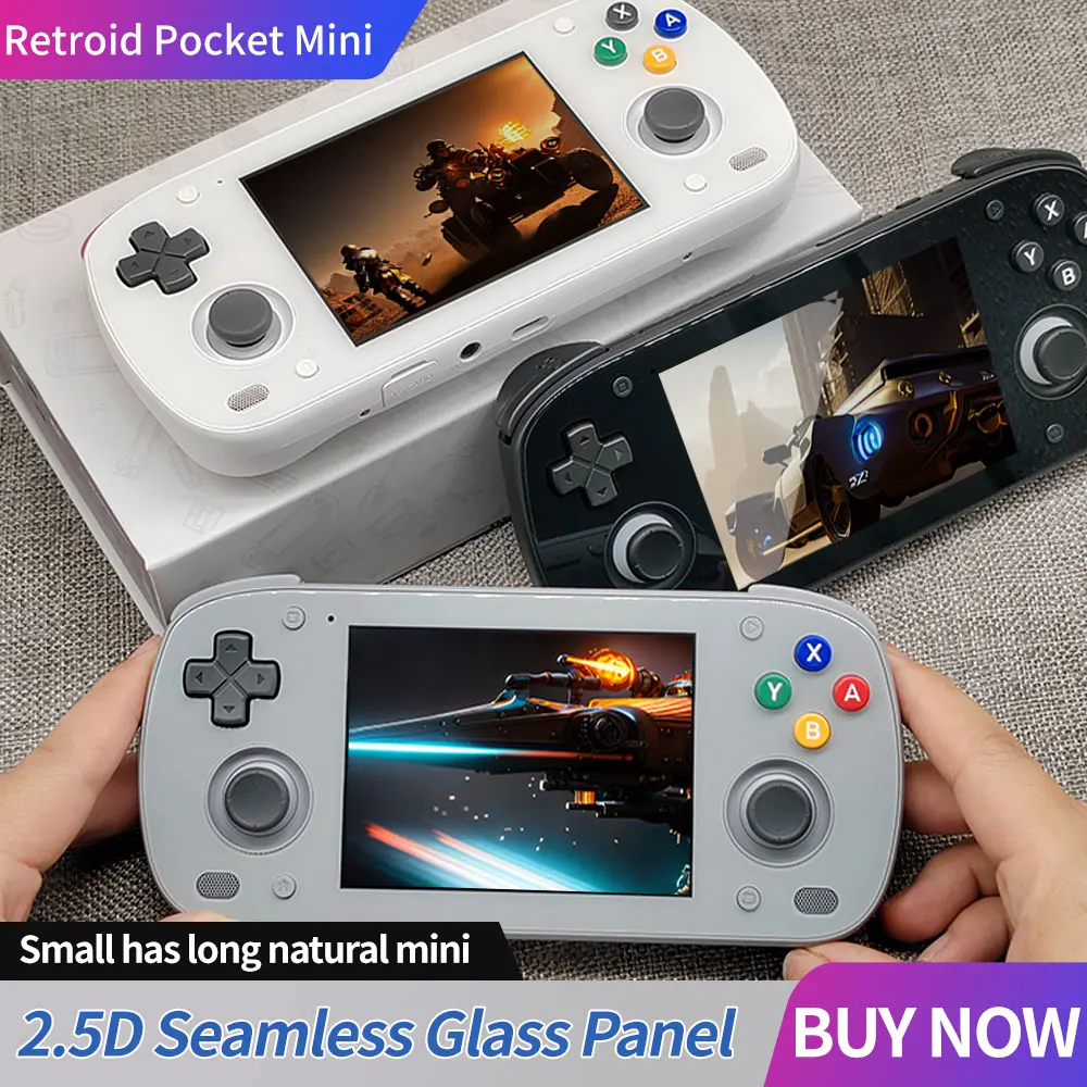 Retroid Pocket Mini Retro HD Gaming Video Player Console OLED HD Screen 3.7 Inch Android Gaming 6 + WiFi PSP PS2