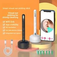 Ear Cleaner with Camera Set HD Ear Sticks Otoscope USB C Charging Endoscope Wax Removal Tool Earpick Ear Cleaning Set NK3 Pro