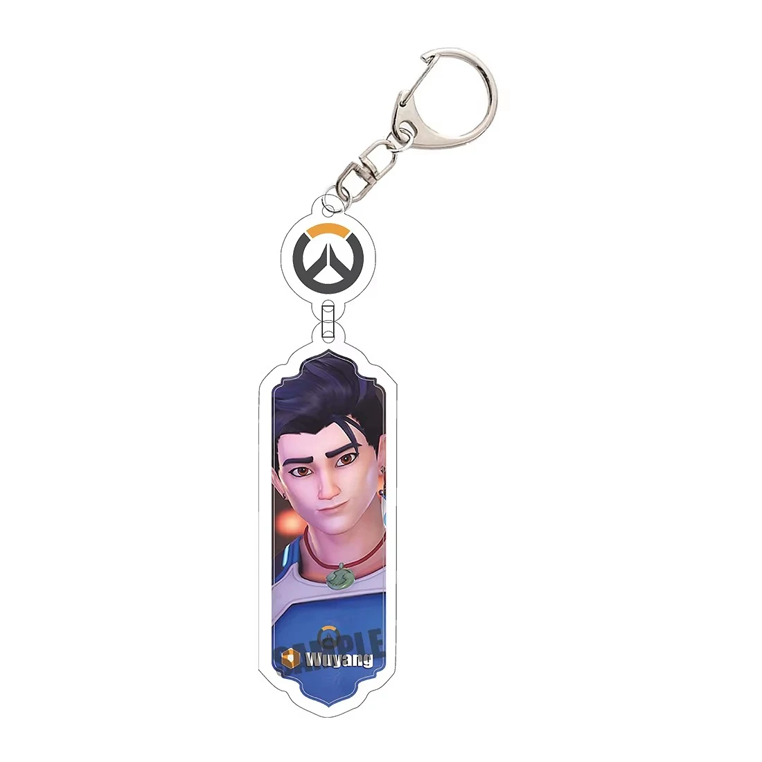 Anime Overwatch 2 Chibi Character Acrylic Keychain D.Mon Sigma Zarya D.Va Sojourn Tracer Kiriko Ana Ashe Cassidy Genji Pharah Lú