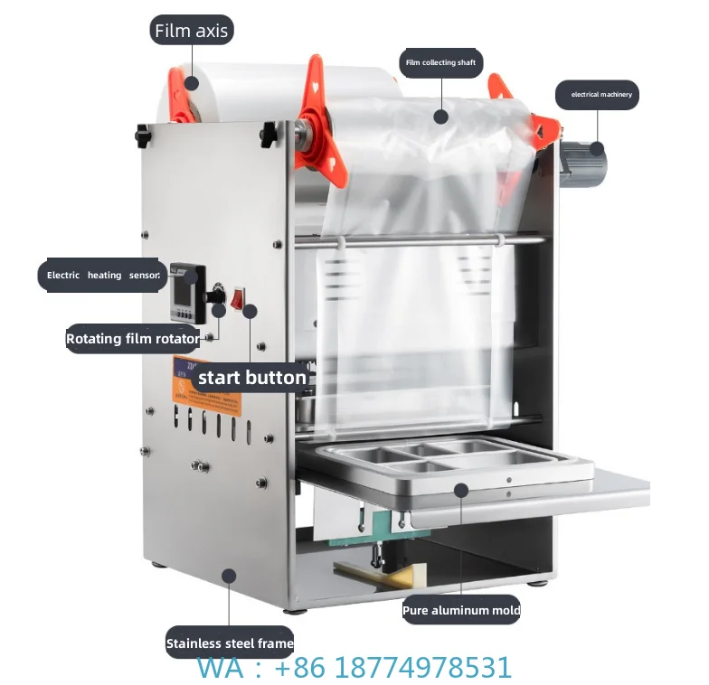

Diameter for Beverage Film Packaging with Core Bearing ComponentsFully Automatic Electric 4-Cup Sealing Machine Customizable