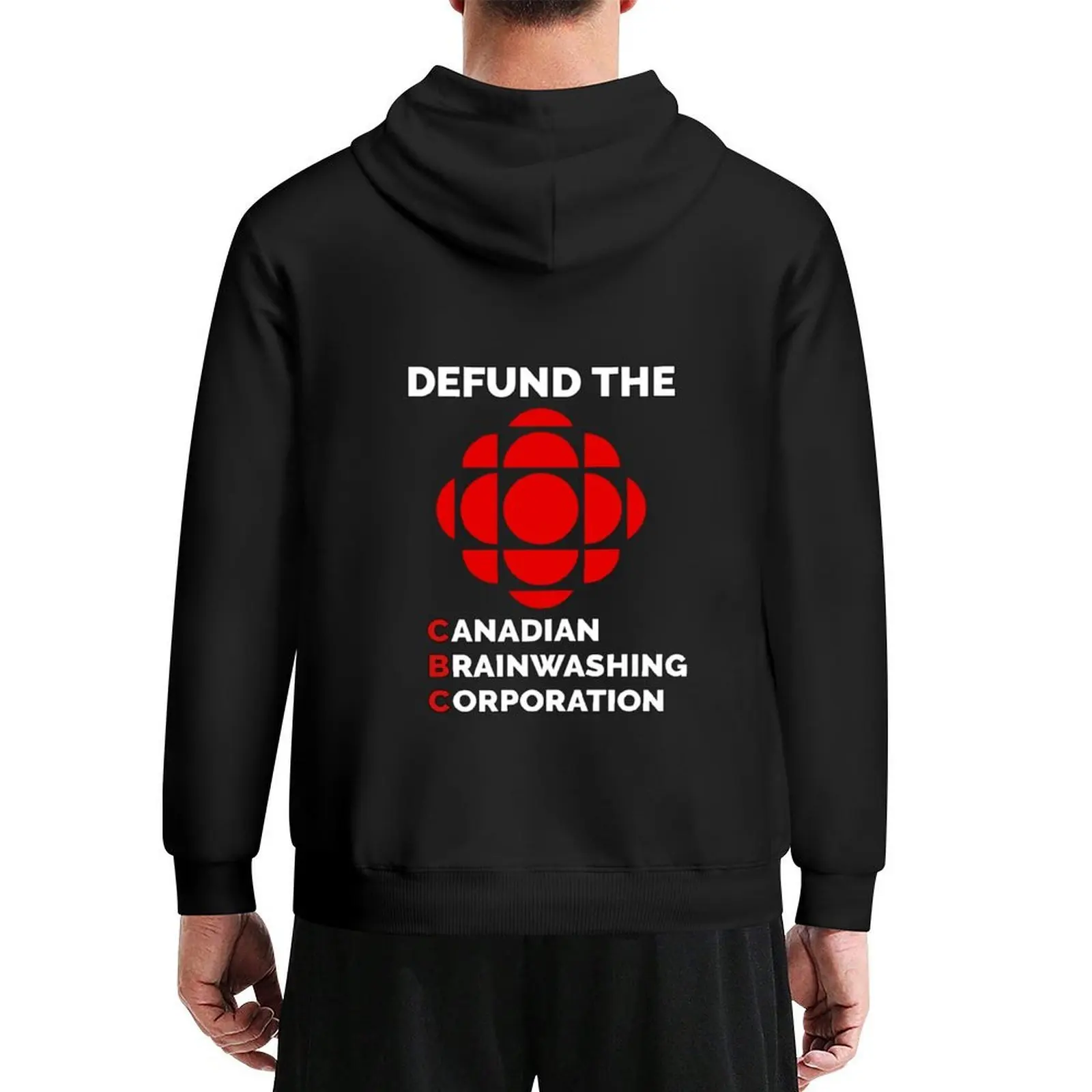 

Defund the Canadian Brainwashing Corporation Hoodie men wear mens clothing hooded shirt blouse hoodie oversize