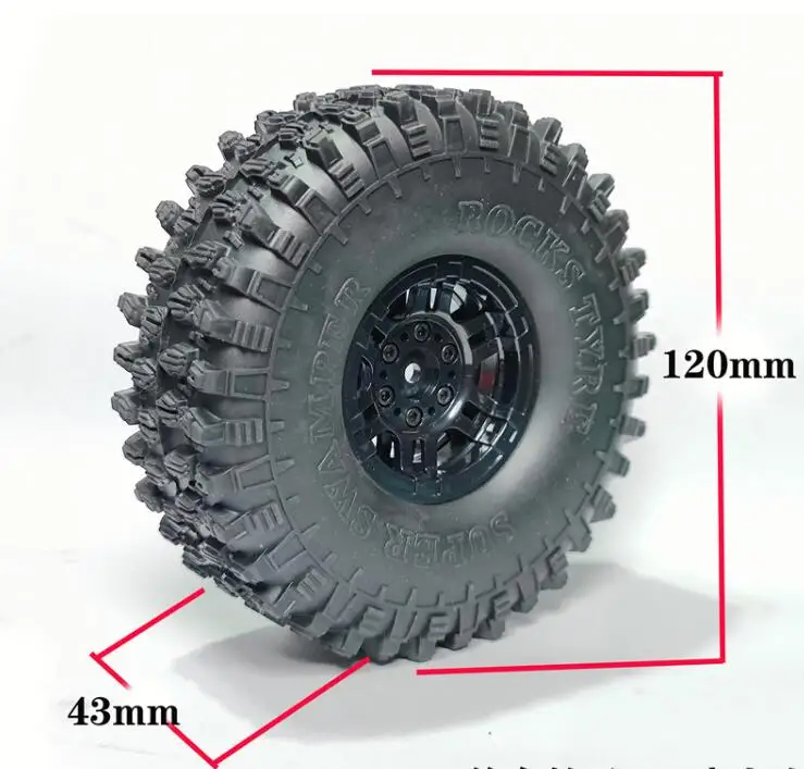 MN-999 MN999 RC car parts tire diameter 120mm