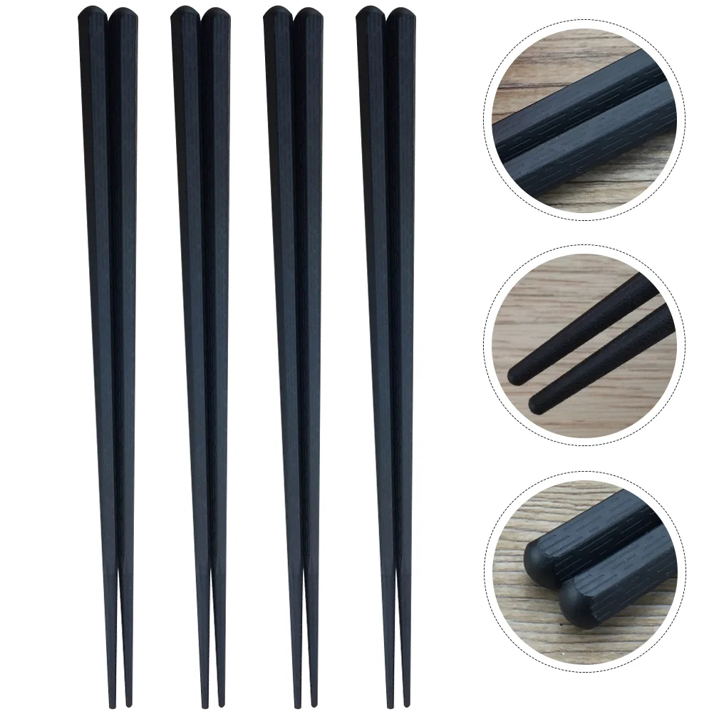 

Cooking Sushi Chopsticks Plastic Smooth Comfortable Grip Practical Japanese Hexagon Shape