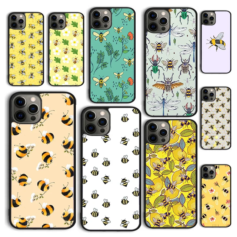 Midsummer bee garden honey guards Phone Case Cover for iPhone 16 15 12 mini 11 13 14 Pro Max SE2020 Apple 6 7 8 Plus Coque