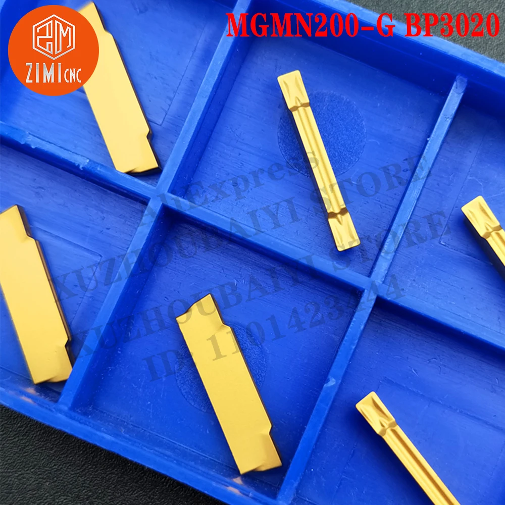 MGMN200-G BP3020 كربيد حشو إدراجات معدنية مشقوقة باستخدام الحاسب الآلي رقاقة سريعة حامل خارجي أدوات القطع أدوات تحول MGMN