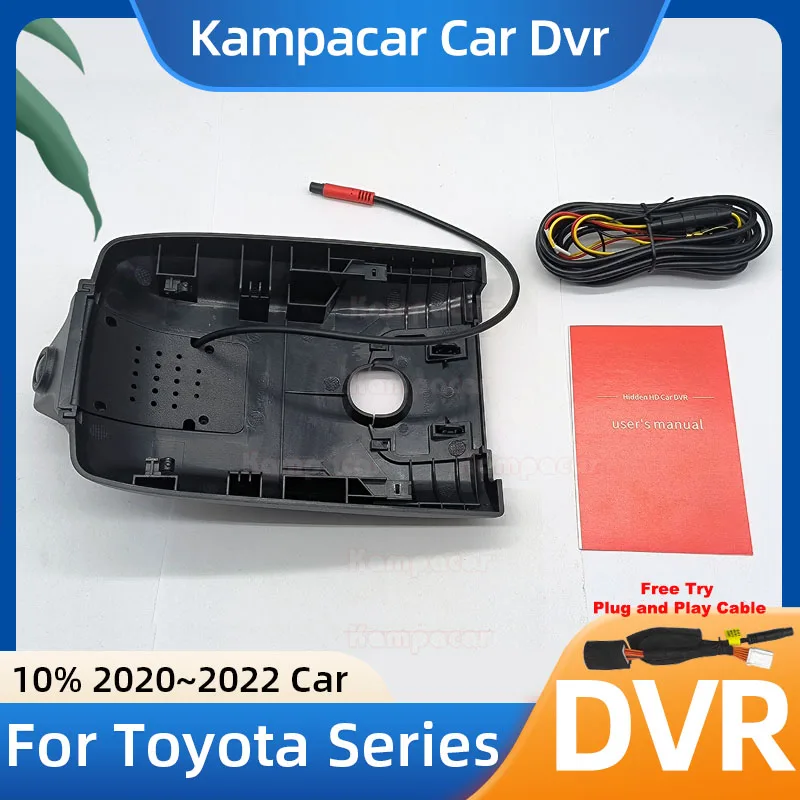 TYT19 1K 2K 4K Plug and Play Car Dvr Dash Cam DashCam For Toyota Camry 70 XV70 V6 V70 ASV-70 3.5 XLE Hybrid 2020 2021 2022 2023