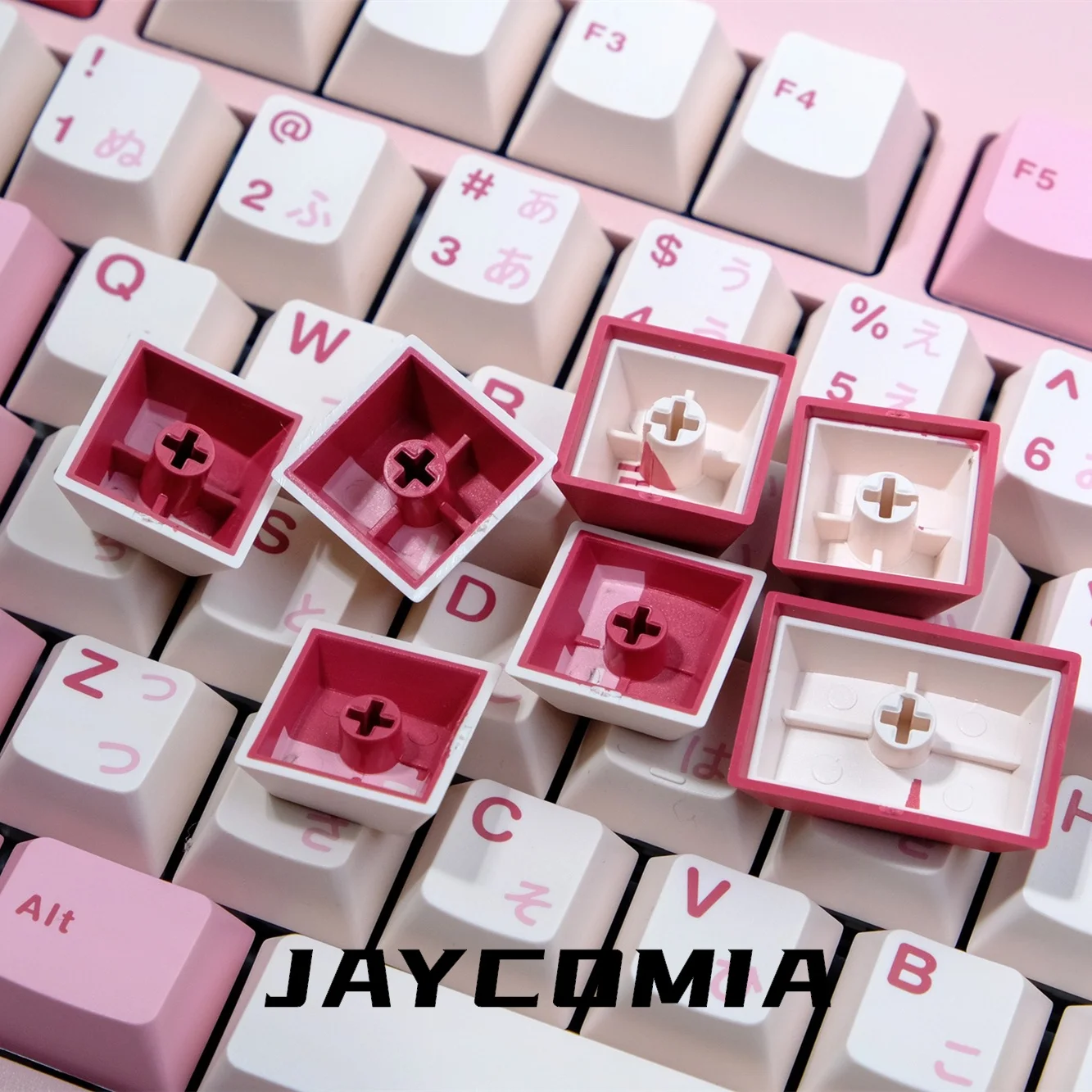 Imagem -06 - Gmk Rim Tema Cherry Perfil Teclas 121 Teclas por Conjunto Tiro Duplo para Teclado Mecânico Faça Você Mesmo Personalizado Gk61 73 84 96