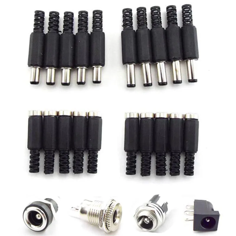 5/10Pcs Dc Female M… - image