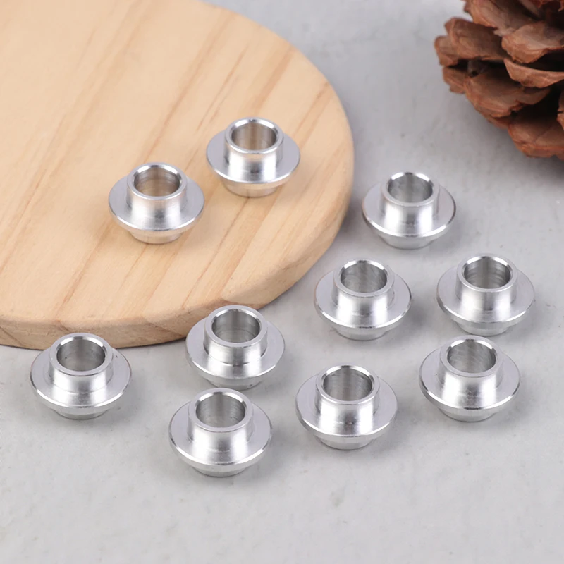 

New 10Pcs Bearing Bushing 10.3MM Aluminium Skateboard Scooter Bearing Spacers Skate Wheel Replacement For Roller Skates Parts