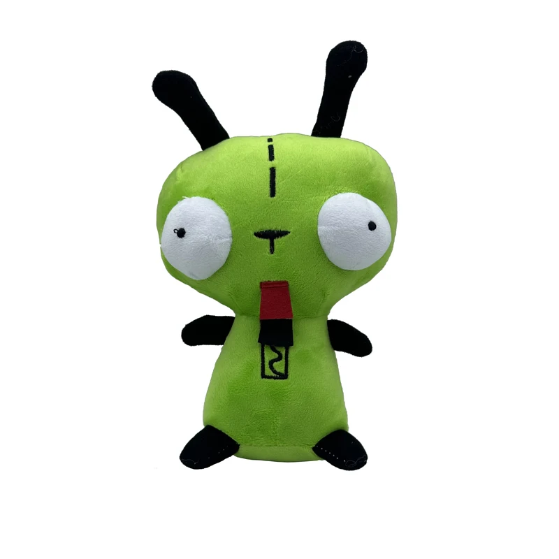 26CM New Alien Invader Zim 3D Eyes Robot Gir Cute Stuffed Plush Green Kawaii Plush Toys Doll Room Decor Xmas Gifts For Kids