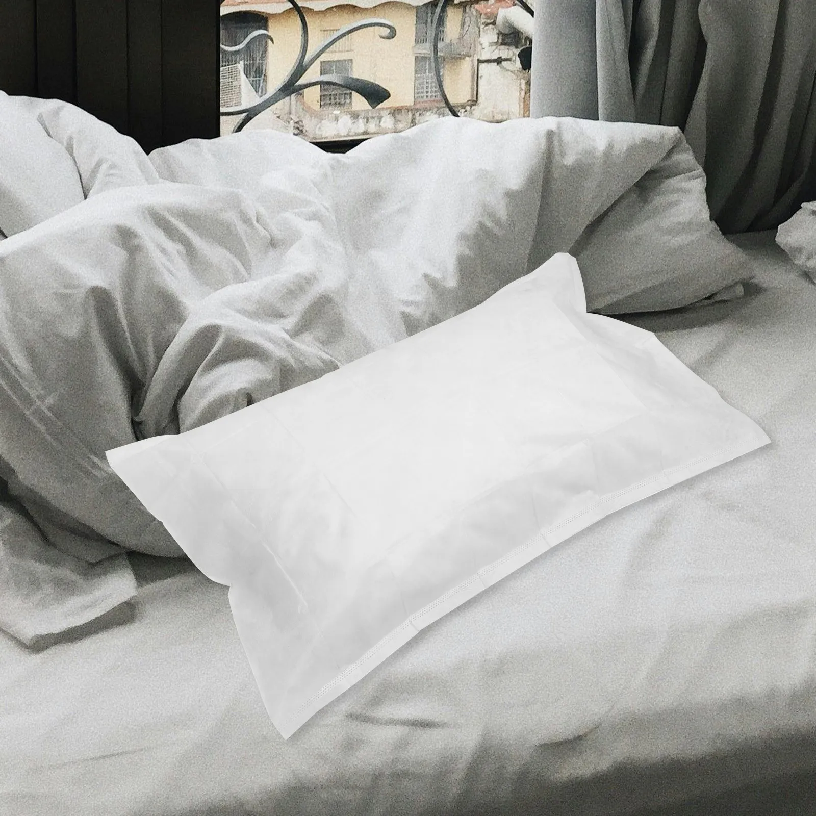 

50 шт. одноразовых наволочек из мягкого нетканого материала для спа-салонов, массажа, отелей, путешествий, защитные принадлежности для одноразового использования