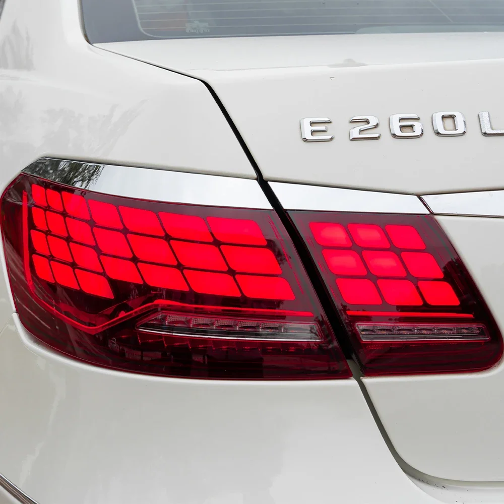 Auto Rear Back Lamps Assembly For Benz W212 2010-2015 Upgrade LED Dynamic Turn Signal Car Tail lights Plug and Play Accessories