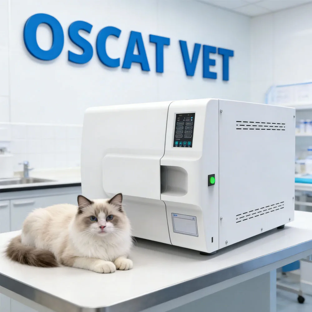 OSCAT Class B Tabletop Vet Sterilizer Veterinary Autoclave Steam Sterilizer CE Autoclave Machine Veterinary Medical Equipment
