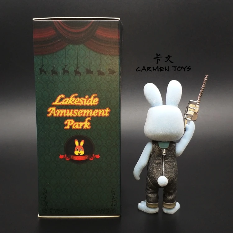 Silent Hill 3 Robby Rabbit Figure Zombie Toy PVC Material Articulated Joint Design Horror Theme Collectible Model Toy