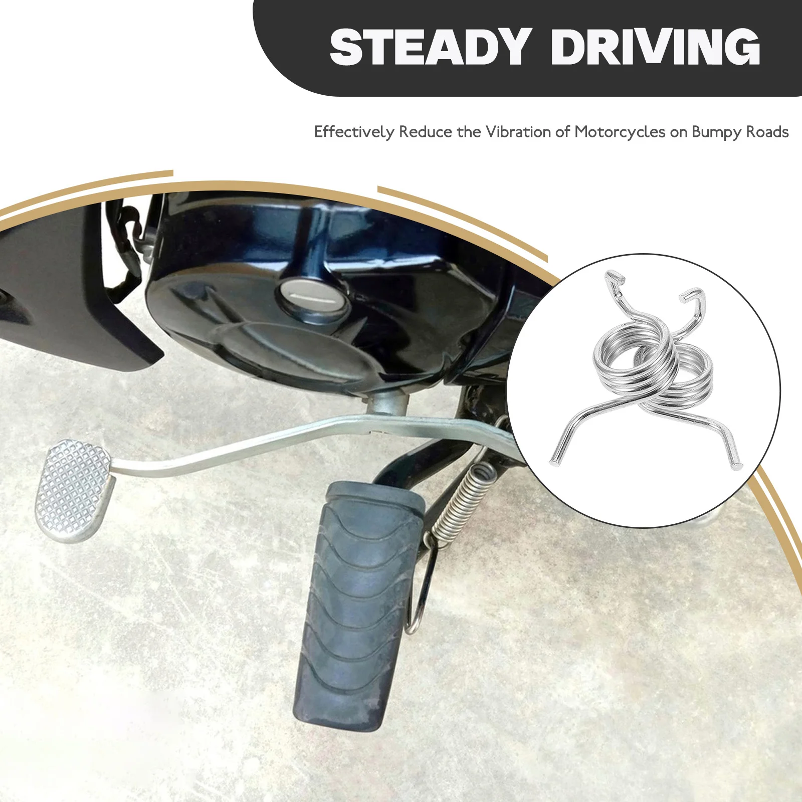 

2Pcs Motorcycle Footrest Peg Mounts Aluminum Alloy Stable Support Multiple Brands Models Off-Road Accessories High Precision