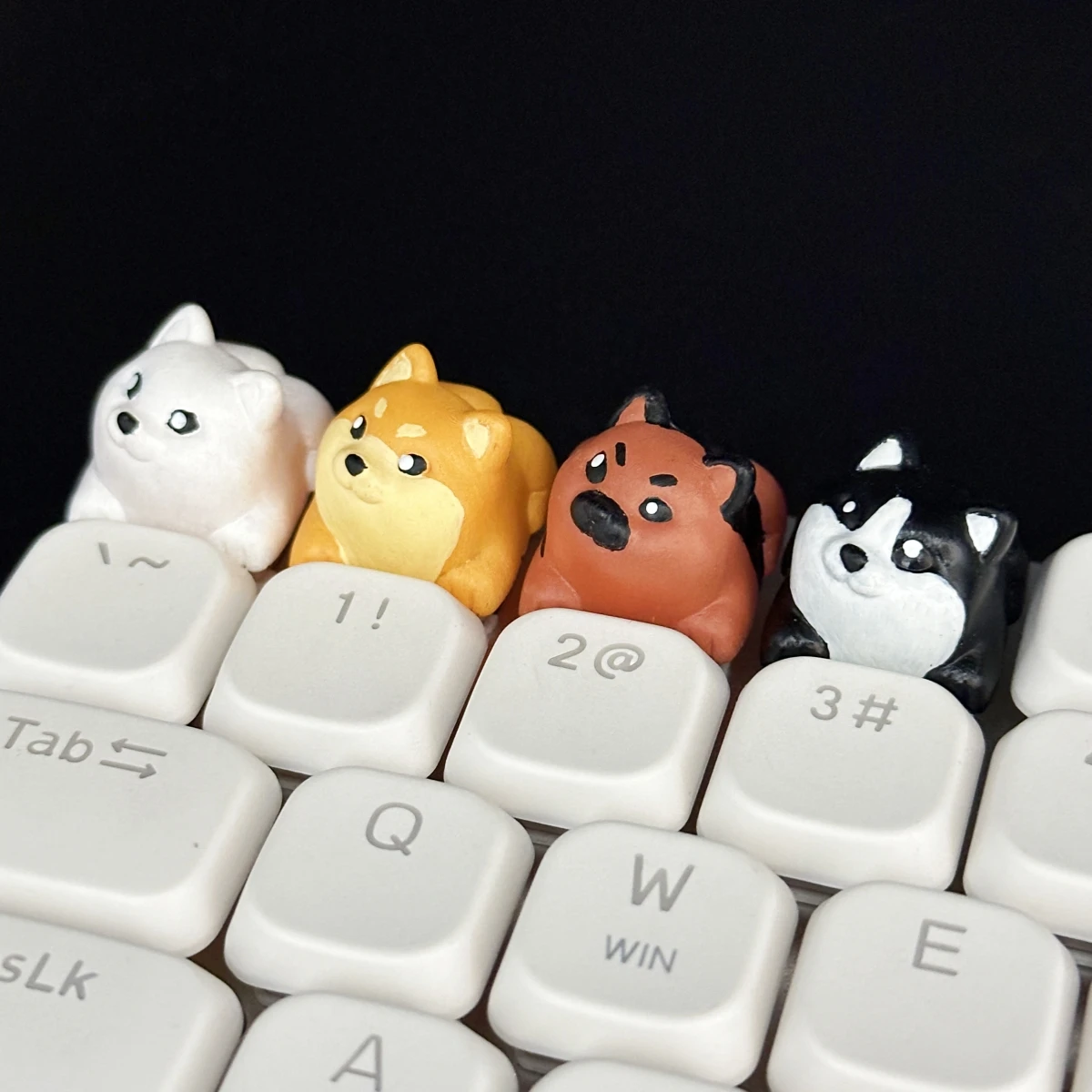 Animal Puppy Teclas Key Caps Cute Dog Resin Keycap MX Switch Keycaps Mechanical Keyboard Caps Accessories
