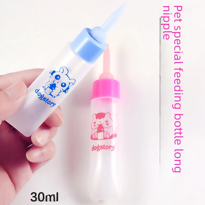 Small  bottle 30ml hamster rabbit Chinchilla drinker feeder bottle brush pet supplies syringe Hummingbird feeder Rabbit bowl