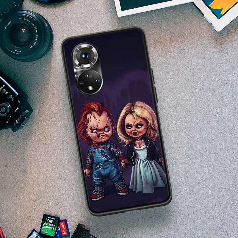 Chucky Doll Horror Movie Phone Case For Honor 50 20 Pro 1020i 10 9 Lite 9X 8A 8S 8X 7S Huawei P SmartZ 2021 Y5 Y6 Y7 Y9 Cover