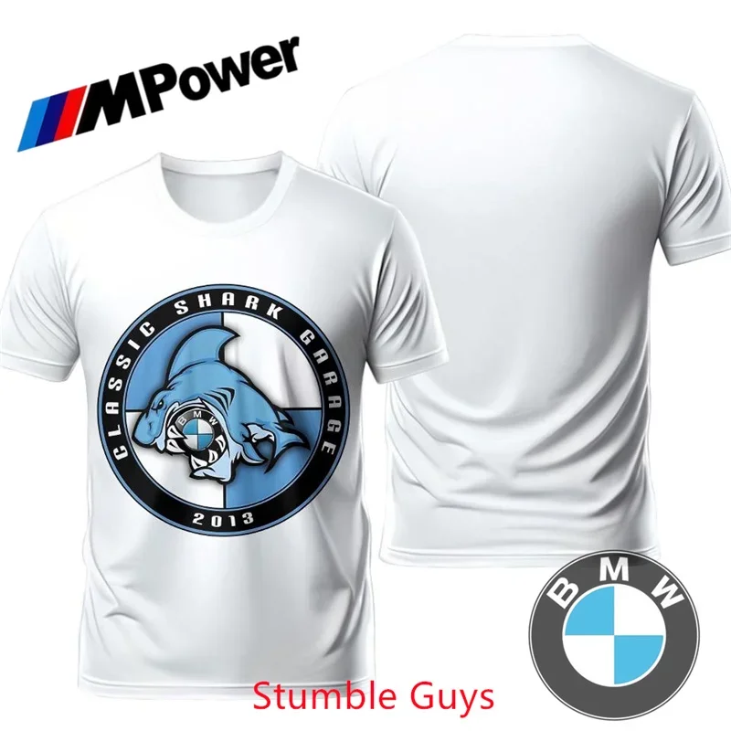 

Men's Summer BMW M Power Short Sleeve T-shirt Motorcycle Racing Sports Performance Breathable Clothes