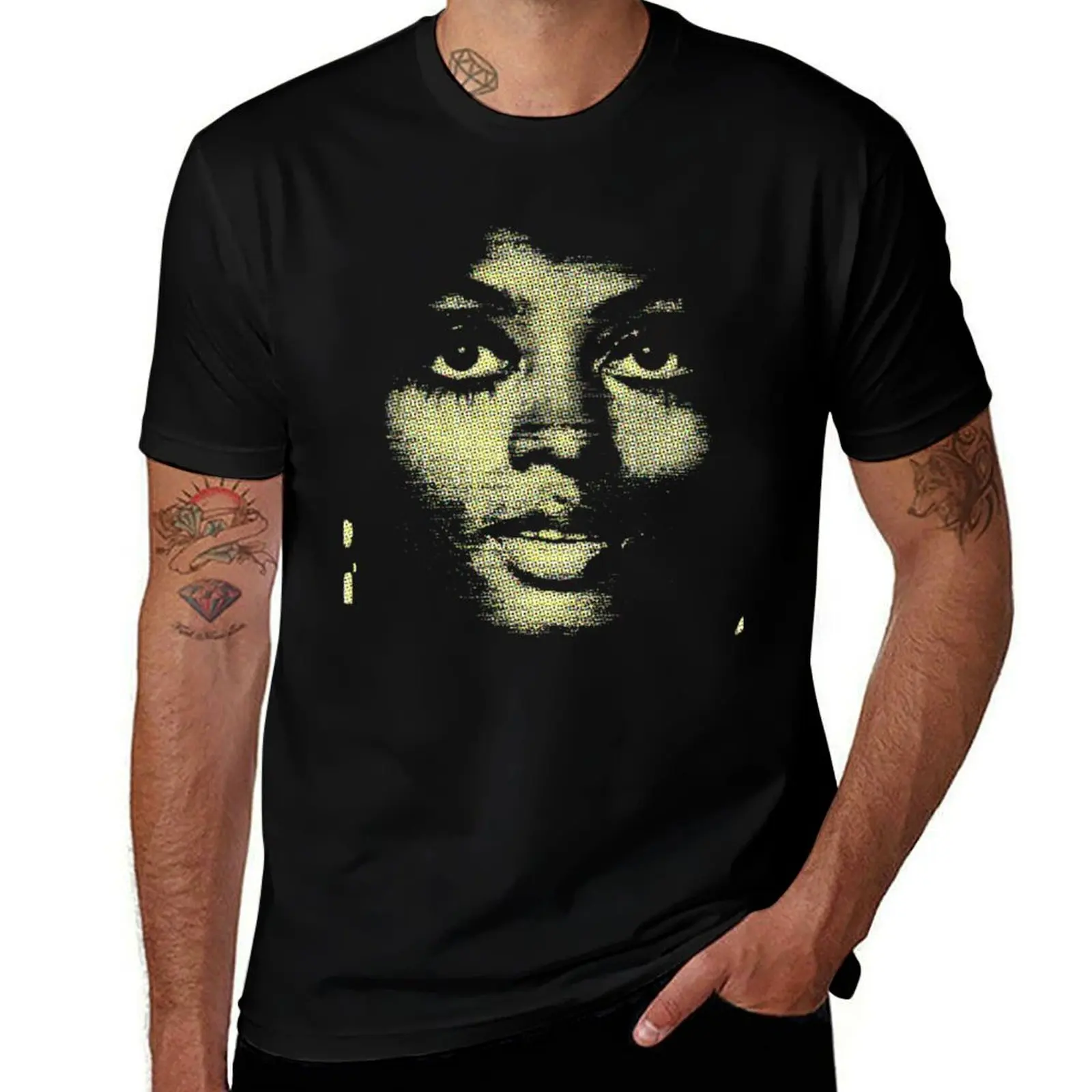 Vintage Diana Ross Album T-Shirt Athletic Fit Sports Short Sleeve Top T-Shirt