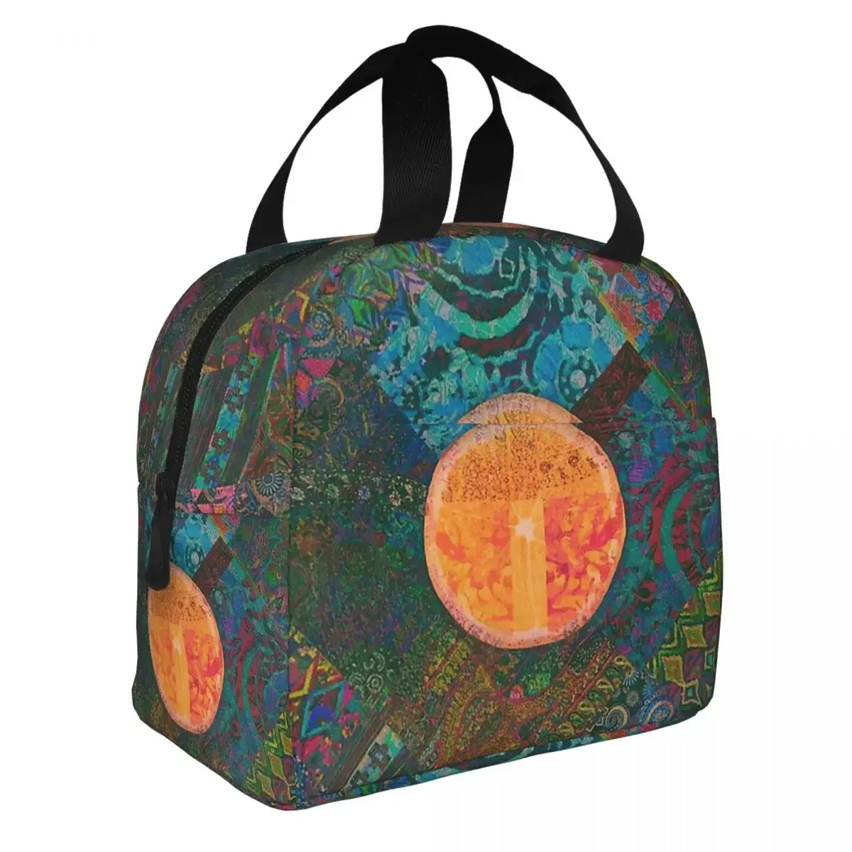 Lunch Bags for Women Kids Bohemian Sun Thermal Cooler Waterproof Picnic Work Hippie Mandala Boho Lunch Box Food Storage Bags