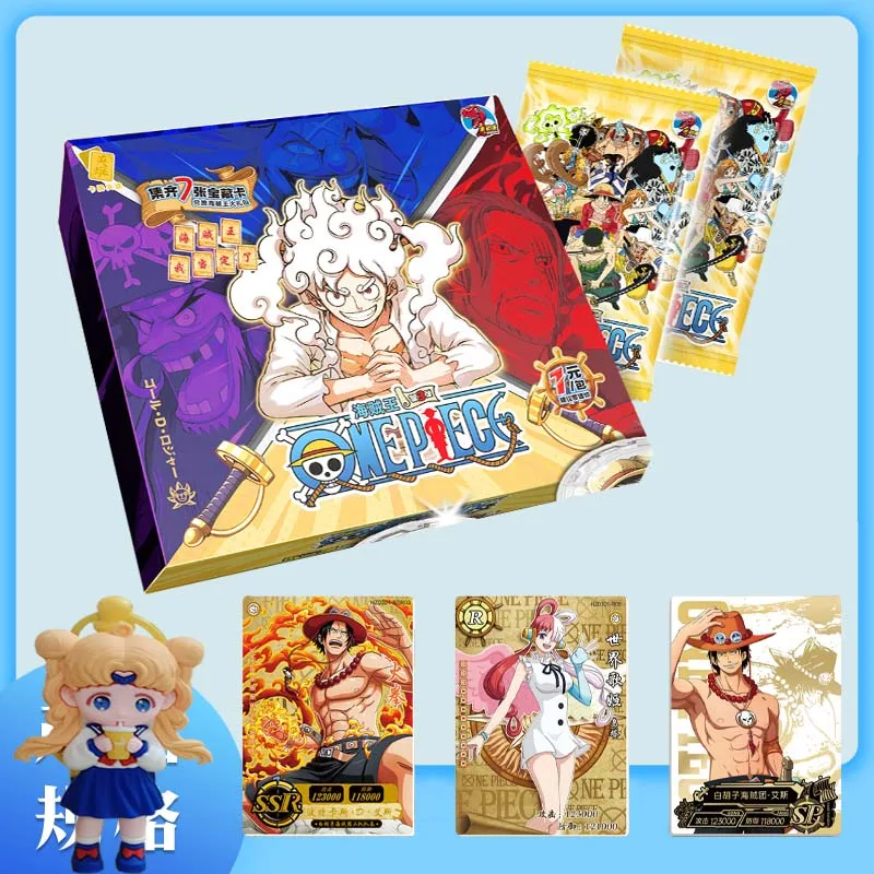 Najnowsza karta kolekcjonerska Little Dino One Piece OP-0301 Luffy Sanji Boa Robin Booster Box Anime ACG CCG TCG Zabawka i hobby prezent