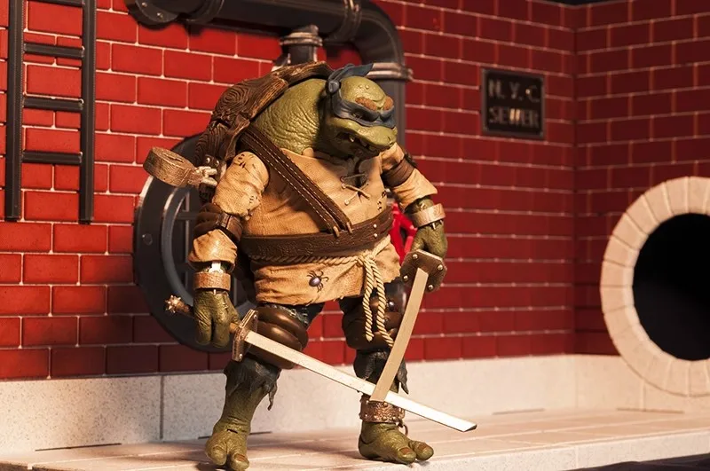 Wikeetoys Display Base New York Sewer  1/12 Scale for 6 Inch Action Figures TMNT Simple Scene for photos