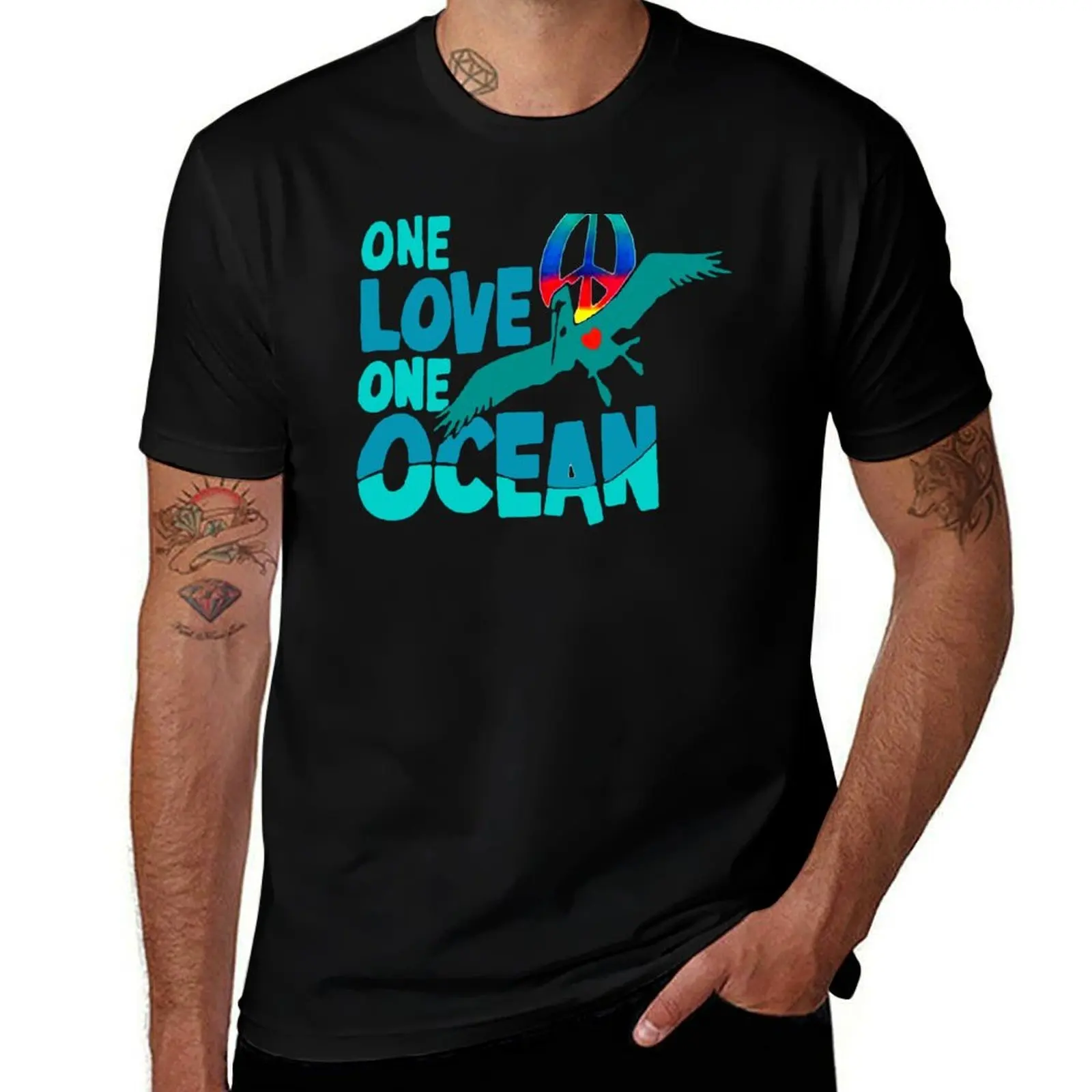 One Love One Ocean T-Shirt Holiday Party Tee Shirt T-Shirt