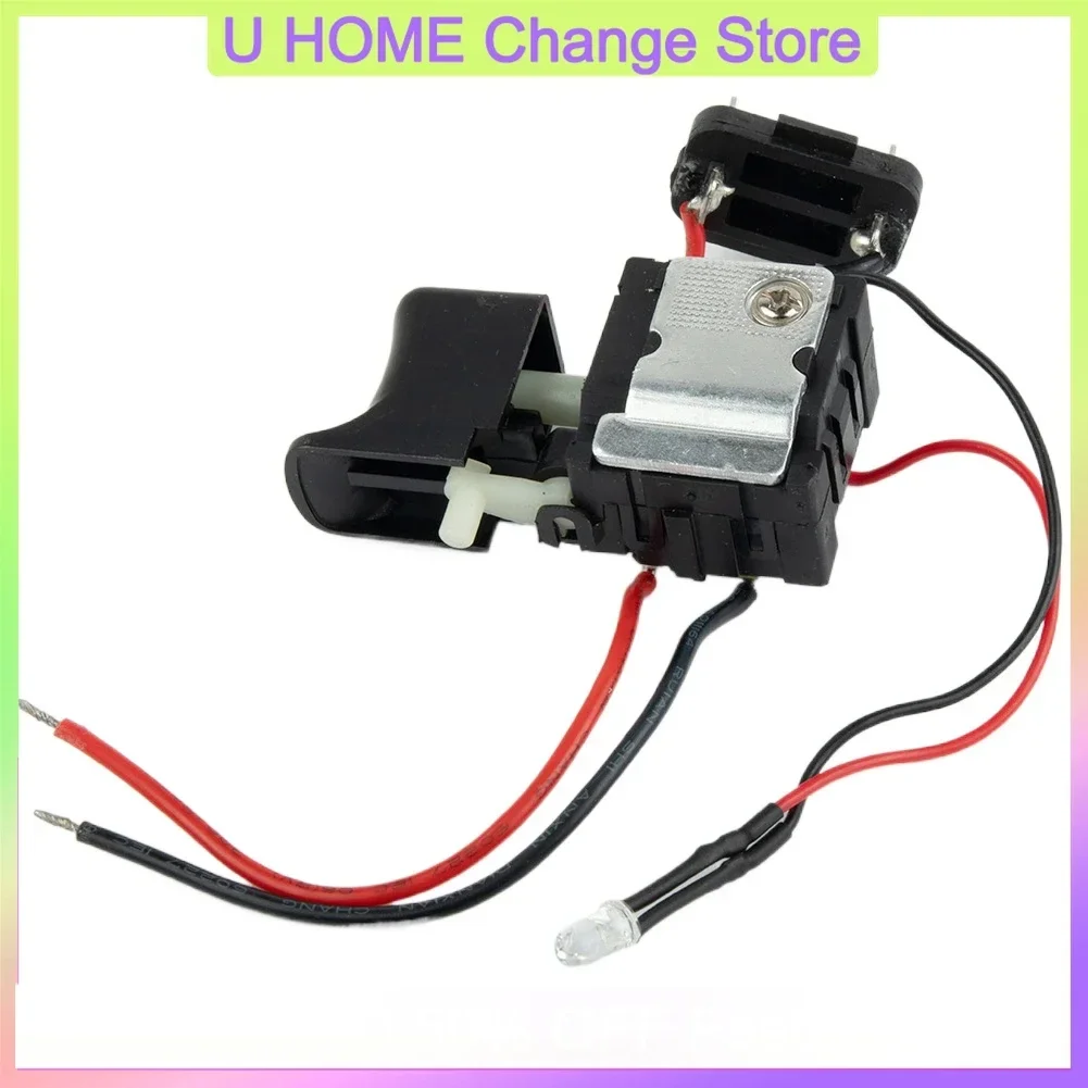 

DC7.2-24V Electric Drill Switch Cordless Drill Button Trigger W/Small Light Switch For Power Tool Parts Drill Speed Control