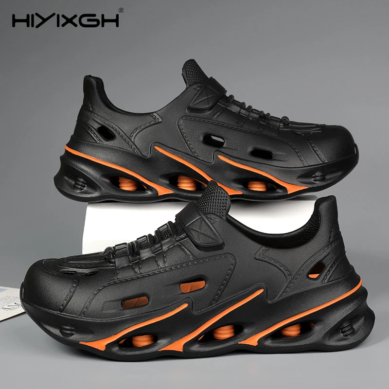 

Men's Outdoor Sandals Sport Slippers Beach Slides Breathable Non-slip Clogs Men Casual Garden Shoes Hiking Men Outdoor Sandals