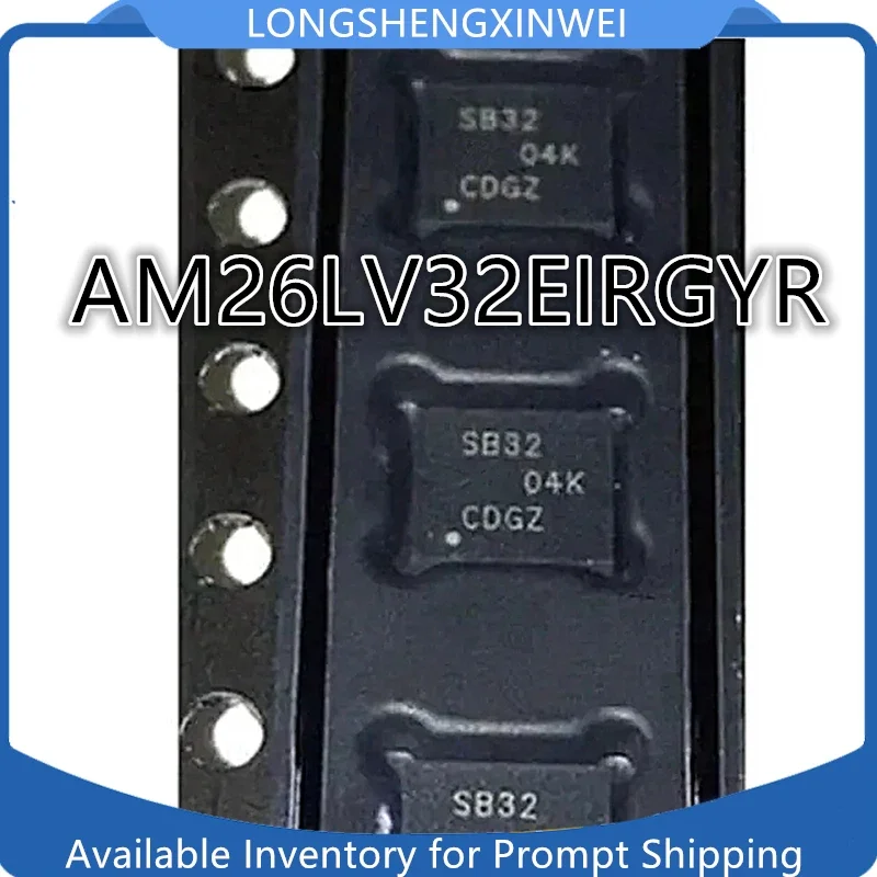 1PCS New  AM26LV32EIRGYR AM26LV31EIRGYR AM26LV31 Silk Printed SB32 SB31 Line Receiver Package VQFN-16 Original