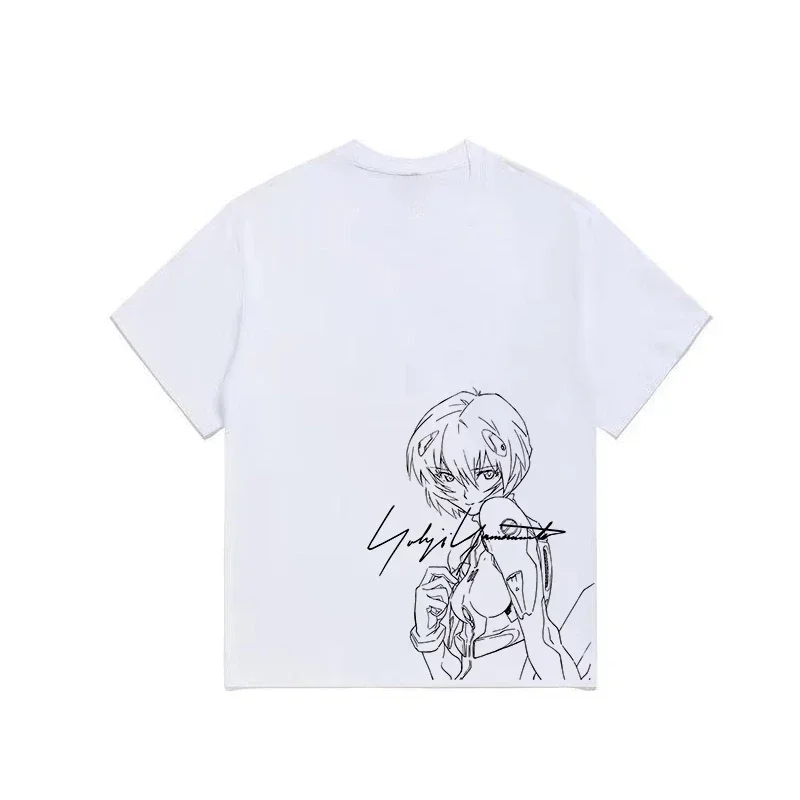 

2025 Fashion Men Genesis T Shirt Casual Oversized Breathable Neon Retro Vintage Essential Evangelions T-Shirt Streetwear S-3XL
