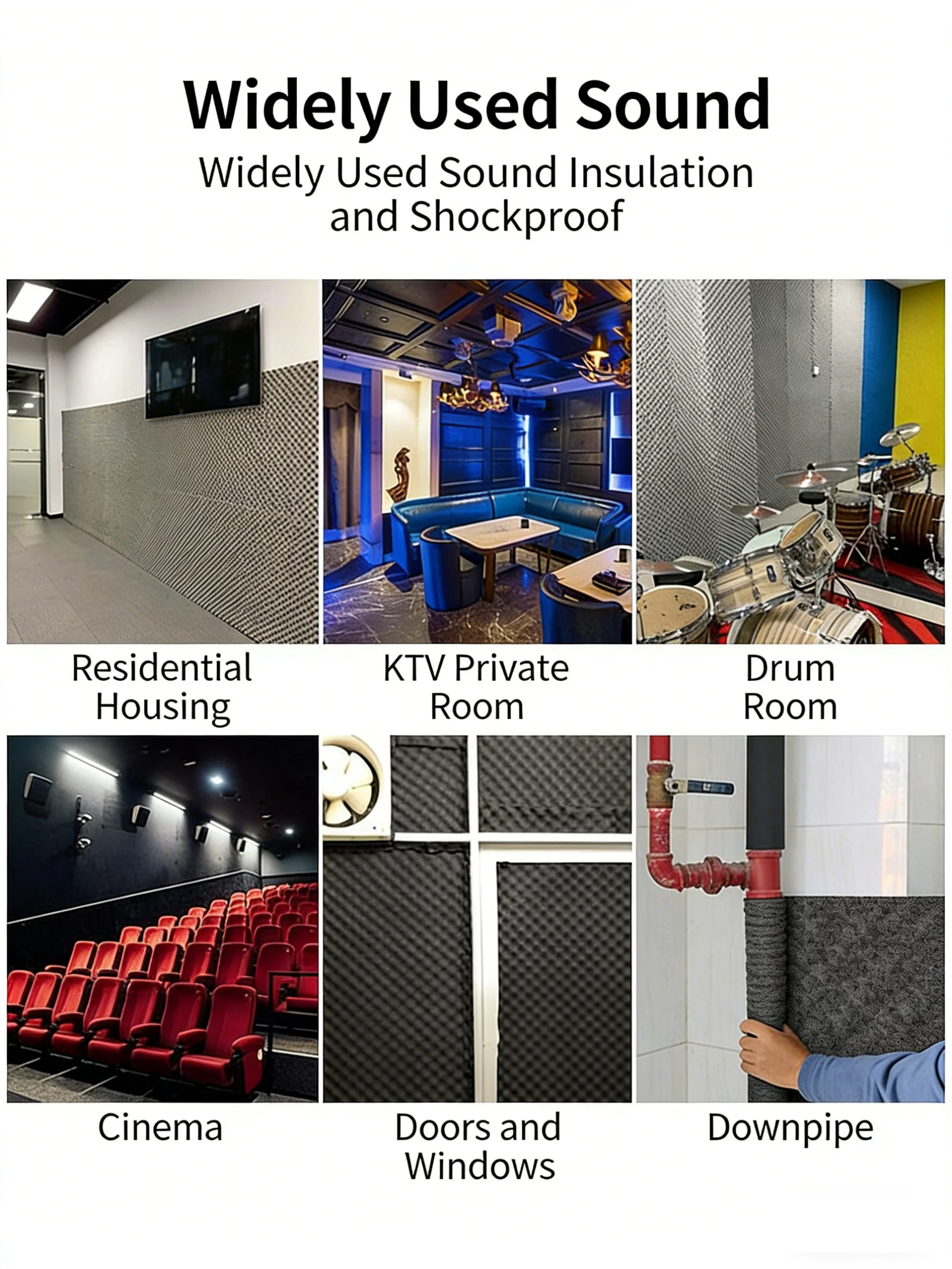 Tappetino in spugna EVA ad alta densità senza colla, imbottitura in schiuma senza adesivo, fodera per cuscino anticollisione, antiurto e resistente all'usura