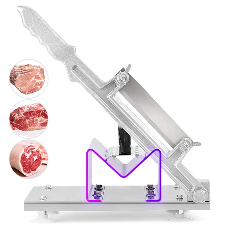Ręczna krajalnica do mrożonego mięsa, krajalnica do warzyw, noże kuchenne do mięsa jagnięcego, szynki, wołowiny, narzędzia kuchenne
