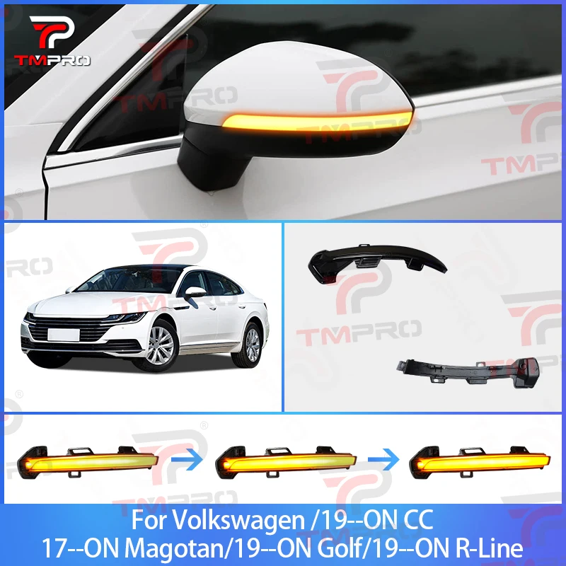 

Для VW CC 19 Magotan 17 Golf 19 R-Line 19 дымчатый поворотный мигающий сигнальный светильник поворотный сигнальный светильник