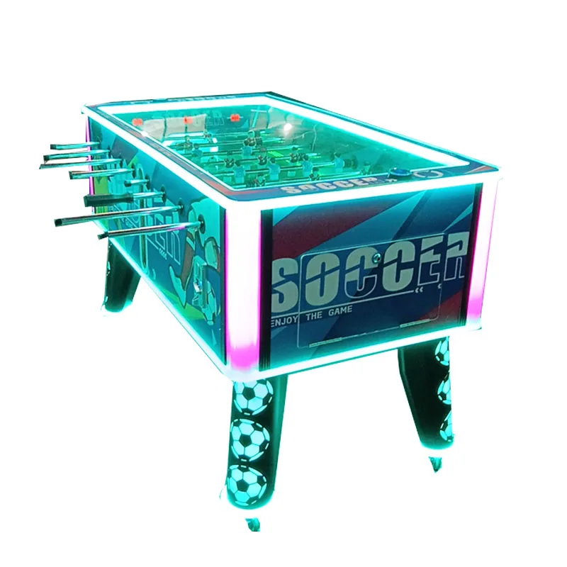 

Cheap Standard 2-Player Foot Soccer Table Coin Operated Football Desk Game for Parties or Interactions for Sale