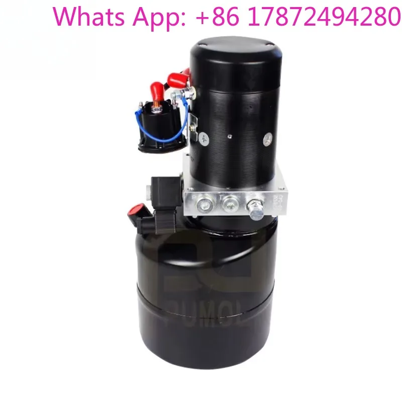 0.8KW 24V Hydraulic Power Pack Unit, 12V/24V/48V Motor Hydraulic Pump Station