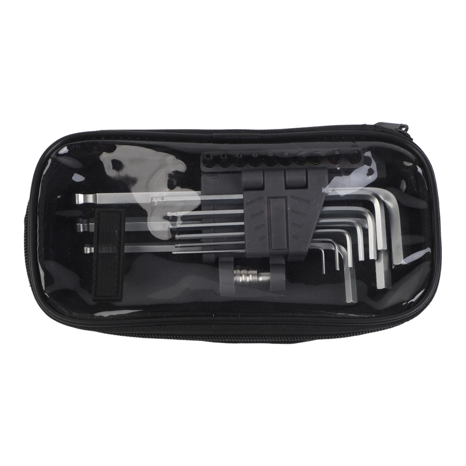 

Extended Hex Key Set L Shaped with Ball Head and H6 3 Bit Adapter for Auto and Furniture Use Featuring Organized Storage Case