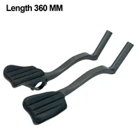 A Pair Of Rest Handlebars Carbon Fiber TT Bike Rest Handlebars 31.8MM Degree 40 360/380MM TT Extender Bicycle Handlebar Parts